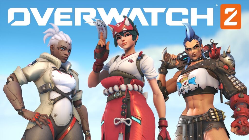 Overwatch 2 characters on overwatch 2 poster